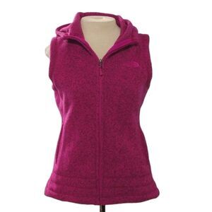 North Face Fleece Hooded Vest